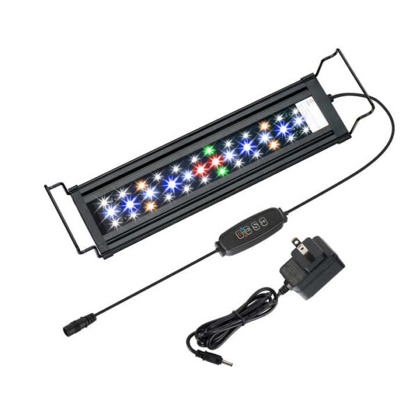 30-120 CM Full Spectrum Fish Tank Light Lamp with extendable brackets Led Aquatic Planted Aquarium Light For Live Plant Tank