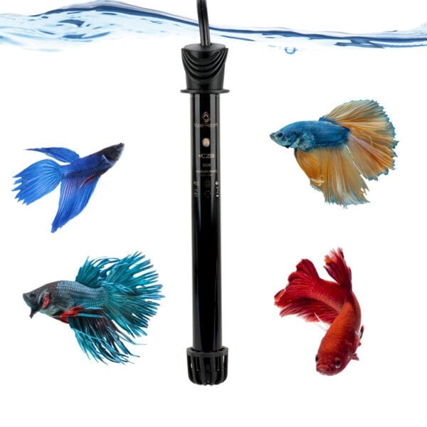 HC200-Water Rebirth Preset Submersible Aquarium Heater - Fish Tank Heater - Water Heater for Fish Tank - Marine Water Heater - Aquarium Heater