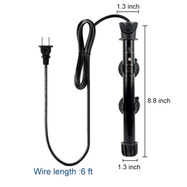 HC200-Water Rebirth Preset Submersible Aquarium Heater - Fish Tank Heater - Water Heater for Fish Tank - Marine Water Heater - Aquarium Heater - Image 3