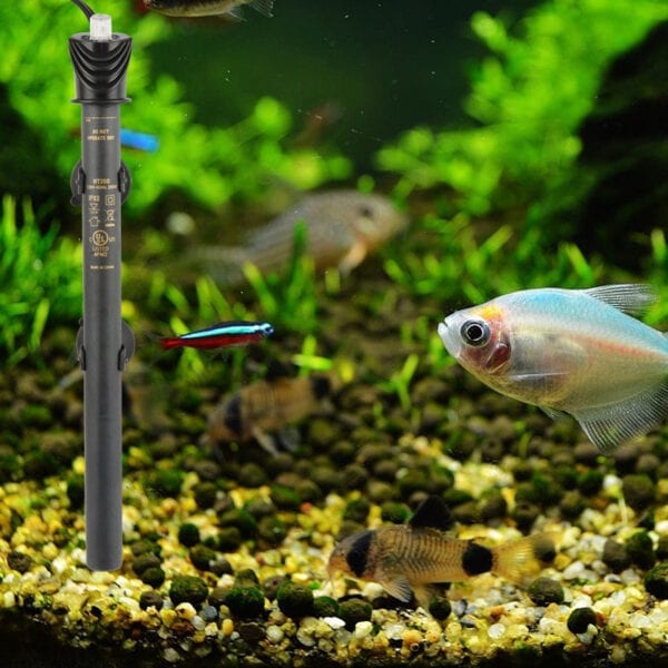 HT200-Fish Tank Heater Fully Submersible,Shatter-resistant Construction,Plastic Adjustable Electric Heater - Image 7