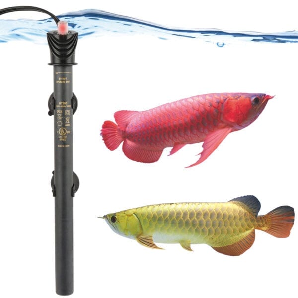 HT200-Fish Tank Heater Fully Submersible,Shatter-resistant Construction,Plastic Adjustable Electric Heater - Image 10