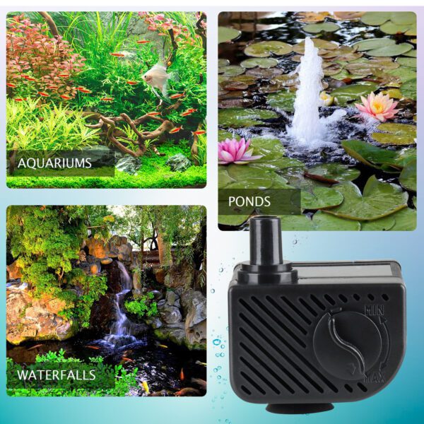 miniature submersible water pump fountain WaterRebirth P-800 - Image 5