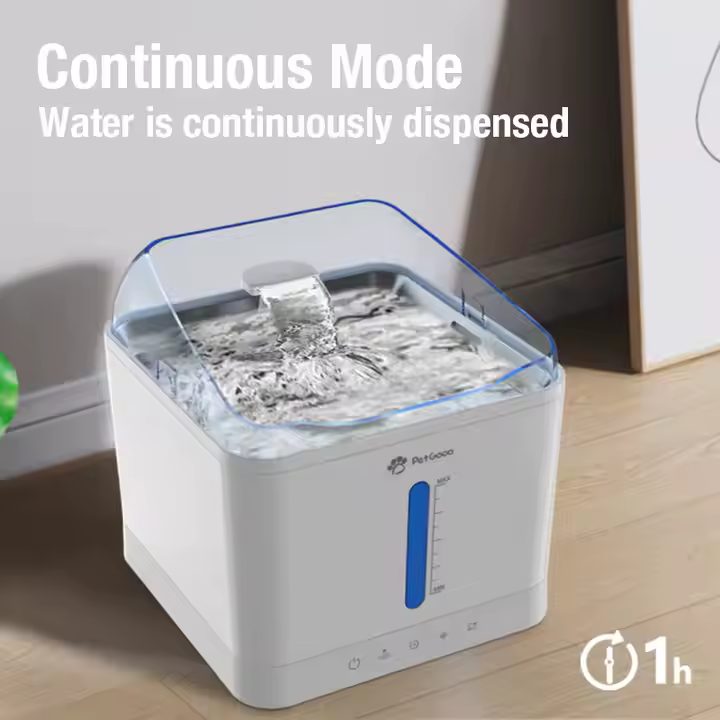2025 New Automatic Cat Waterfall Silent Timed Rechargeable Water Dispenser Manufacturer Drinking Water Fountain Pet Feeder - Image 2