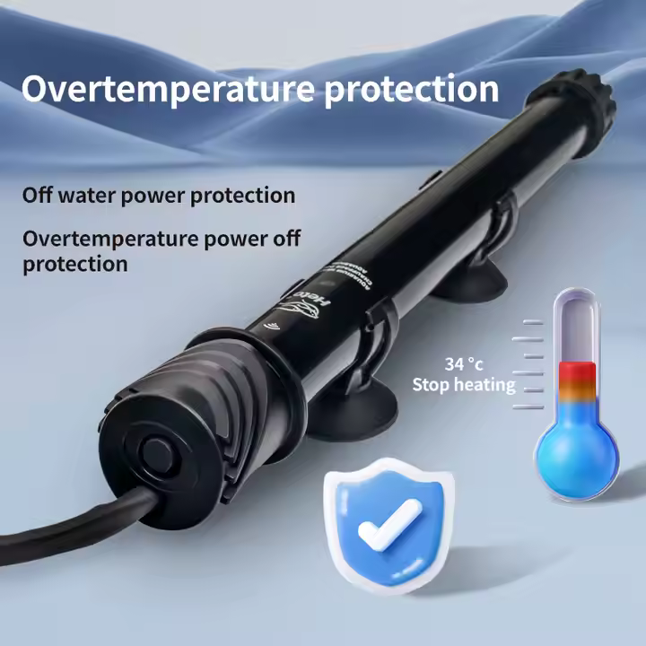 25W 300W Glass Thermostat Aquarium Heater Temperature Controller Accessories for Fish Tank Aquariums Cylinder Shape Living Box - Image 2