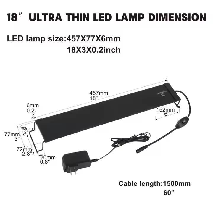 Heto Led Aquarium Light Warm White and Cold White for Aquarium Tank - Image 5
