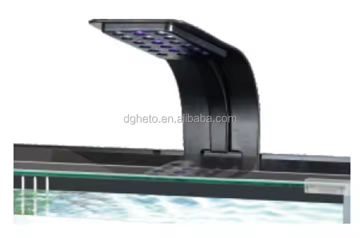 Factory Direct Sale Black 4W Small Clip Light with Touch Button for Indoor Fish tank Lighting - Image 3