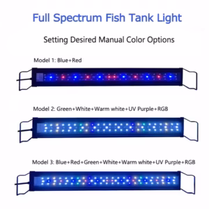 24/7 Mode Full Spectrum Fish Tank Lamp Freshwater Plant Light Led Aquarium Light With Timer Aquarium Lights for Live Plant tank