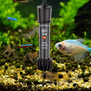 Heto Preset Glass Aquarium Heater, 100W 200W Submersible Fish Tank Heater for 10-120Gal Freshwater and Saltwater Fish