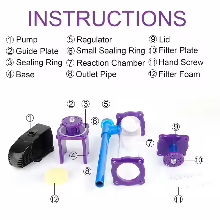 Bio Pellet Reactor Bio Filter Media Bio Ball for Pla Bio Fish Aquarium Cleaning - Image 4