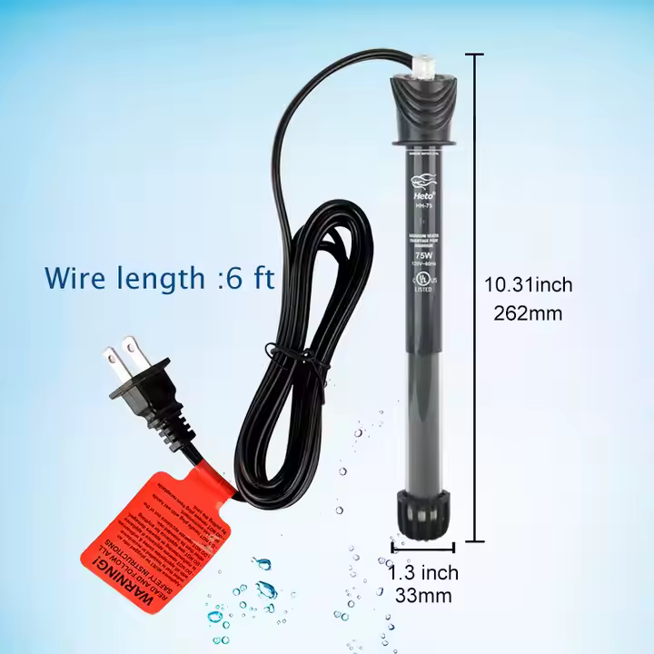 Factory Price Mini Quartz Heater Aquarium Hydor Aquarium Heater Glass Aquarium Digital Heater - Image 5