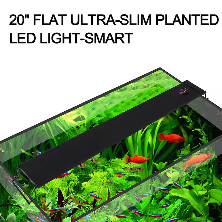 Heto FSSSL-48E White RGB Aquarium Tank Led Fish tank Led Aquarium Lamp Aquarium Lights for Live Plant tank - Image 3