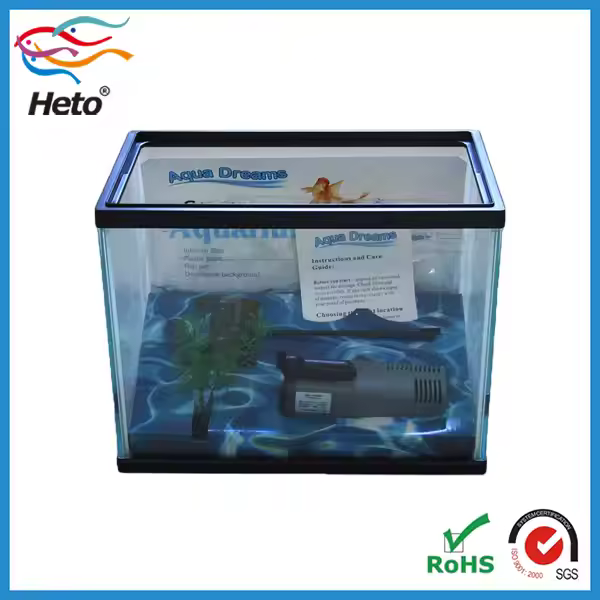 Aquariums for Fish and Shrimp Raising Glass Aquariums with Led Light - Image 3