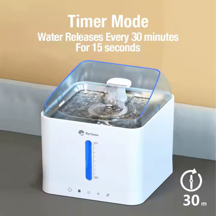2025 New Automatic Cat Waterfall Silent Timed Rechargeable Water Dispenser Manufacturer Drinking Water Fountain Pet Feeder - Image 5