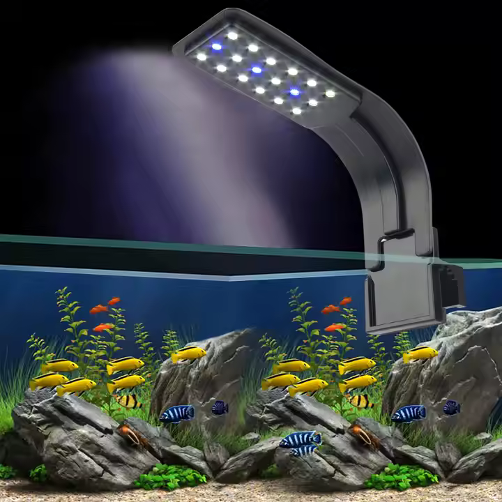 Factory Direct Sale Black 4W Small Clip Light with Touch Button for Indoor Fish tank Lighting - Image 5
