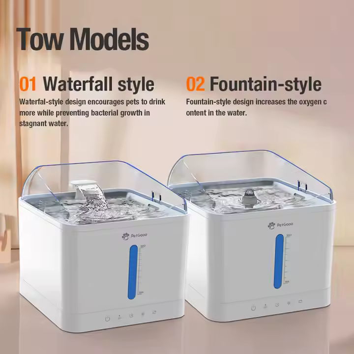 2025 Newly Designed Fountain Style Silent Timed Pet Intelligent Water Dispenser Automatic Pet Water Fountain Dog Cat Supplies - Image 7