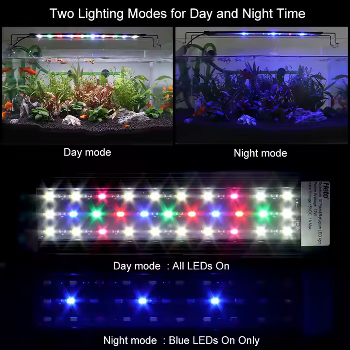Full Spectrum Plant Led Lamp 24" Aquarium Led Light for Plants and Coral - Image 7