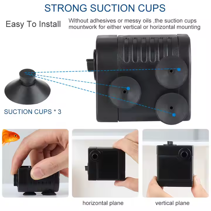 Best Buy Small Stature Big Fow Aquarium Pump Filter Quality Factory Manufacturing Heto - Image 3