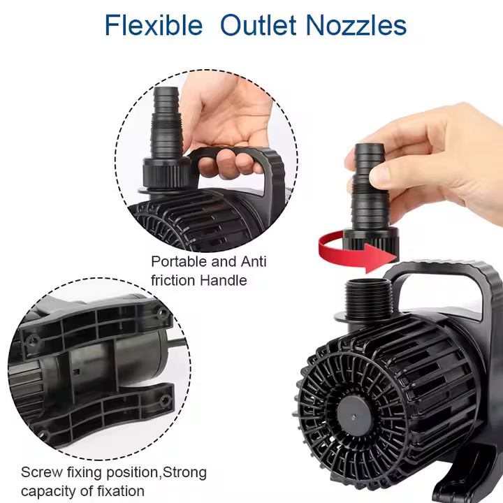 Factory Direct Heavy Duty Pond Water Pump Aerator and Filter System for Koi Fish Ponds Fiberglass Ponds Stock Tank Submersible - Image 3