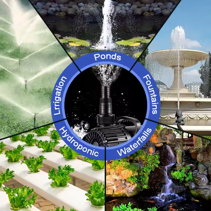 Heto 4500 GHP Submersible Pond Pump 10220L/H 250W Fountain Water Pump for Waterfall Aquascape Garden Fountain Fish Tanks OEM - Image 3