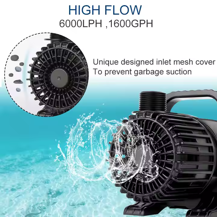 Factory Direct Heavy Duty Pond Water Pump Aerator and Filter System for Koi Fish Ponds Fiberglass Ponds Stock Tank Submersible - Image 6