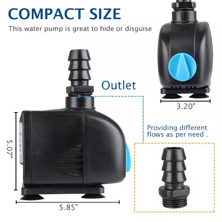 Best Price High Quality Electric Water Pond Pump Super Submersible Water Pump for In/Outdoor Use Custom Support - Image 5