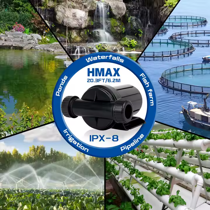 Factory Price High Flow Submersible Water Pump Home/Inline Pump Aquarium Pump for Freshwater and Saltwater - Image 2