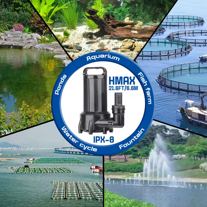 Factory Wholesale High Flow 110V 220V Submersible Sump Pump for Household Use Fountain & Pipeline Pump - Image 5
