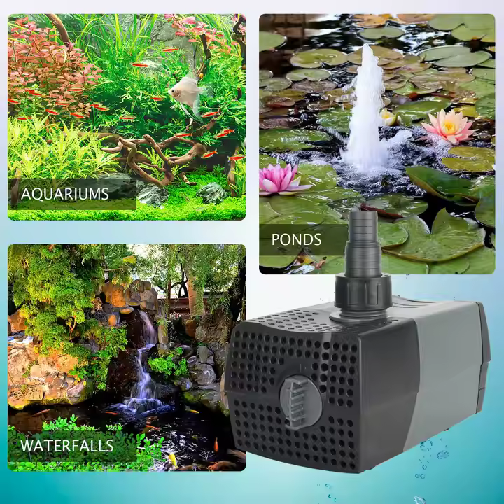 Heto 1320GPH/5000L Submersible Pump for Koi Aquariums Pond Fountains 5000LPH Pump for Aquariums and Koi Ponds - Image 2